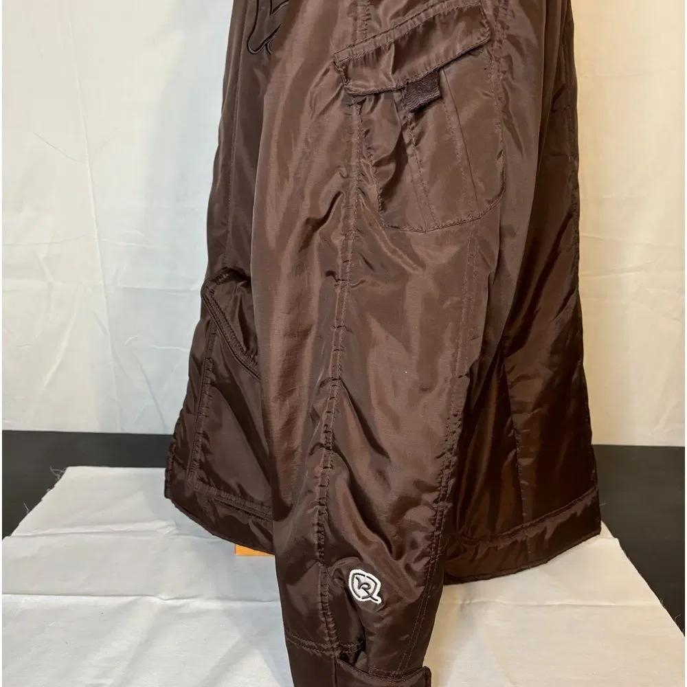 Rocawear Puffer Zip‎ Winter Jacket Brown Men 2XL